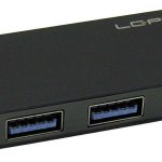 HUB LC-POWER TypeC, USB3.0 x2 [LC-HUB-C-MULTI-2A] CardReader Silver