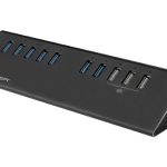 HUB 10PORT LC-POWER [LC-HUB-ALU-2B-10]