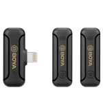 BOYA BY-WM3T2-D2 2,4GHz Mobile wireless mic For IOS iPhone (2 transmitters, two person vlog)